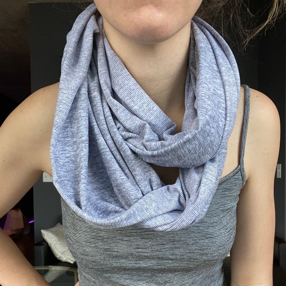 Lululemon Purple Athletic Infinity Scarf